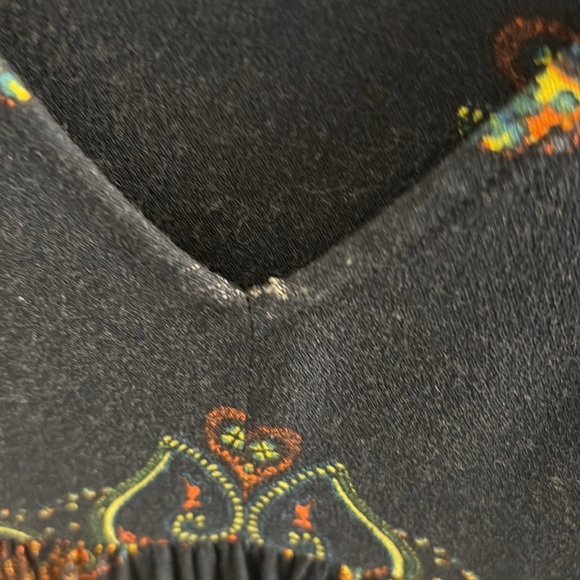 Free People Blue and Orange Asymmetrical Tunic - Picture 4 of 10